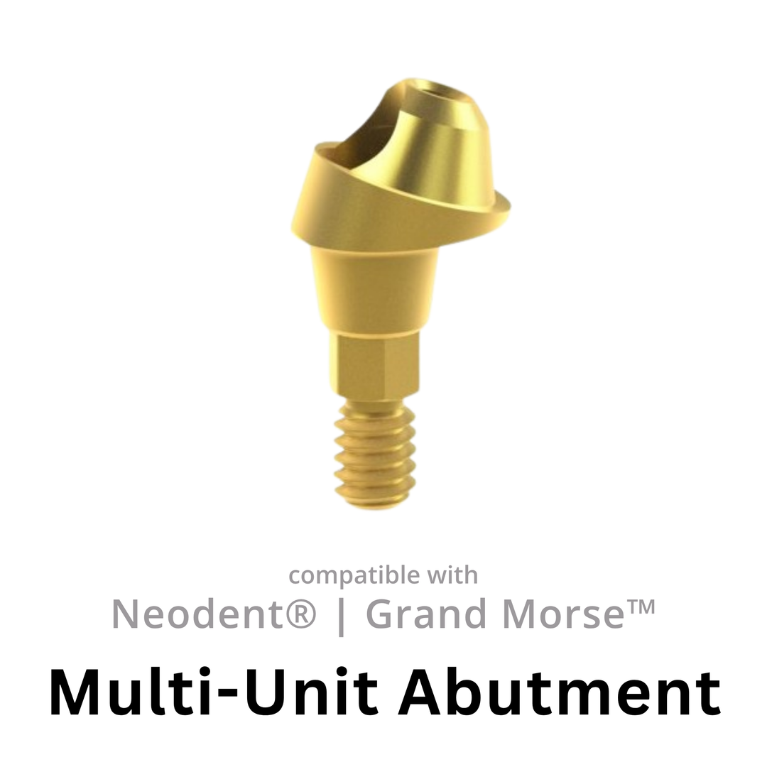 Multi-Unit Abutment Compatible With Neodent® Grand Morse™ GM Platform