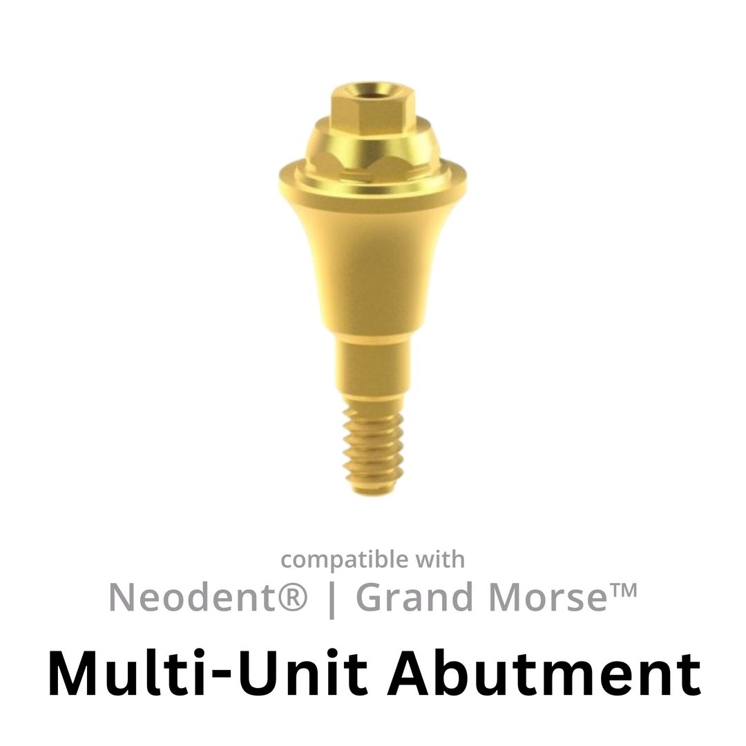 Multi-Unit Abutment Compatible With Neodent® Grand Morse™ GM Platform