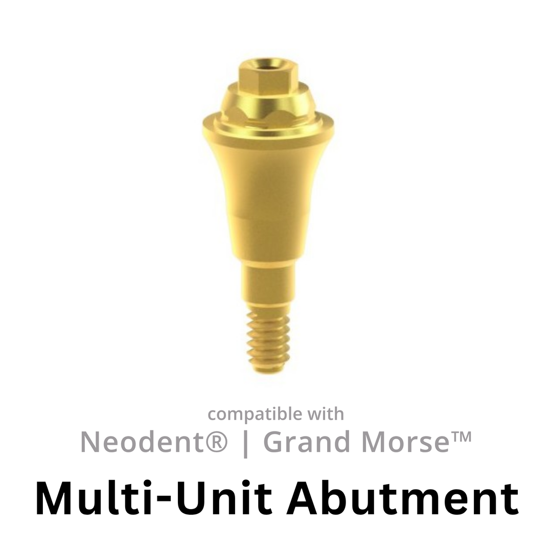 Multi-Unit Abutment Compatible With Neodent® Grand Morse™ GM Platform