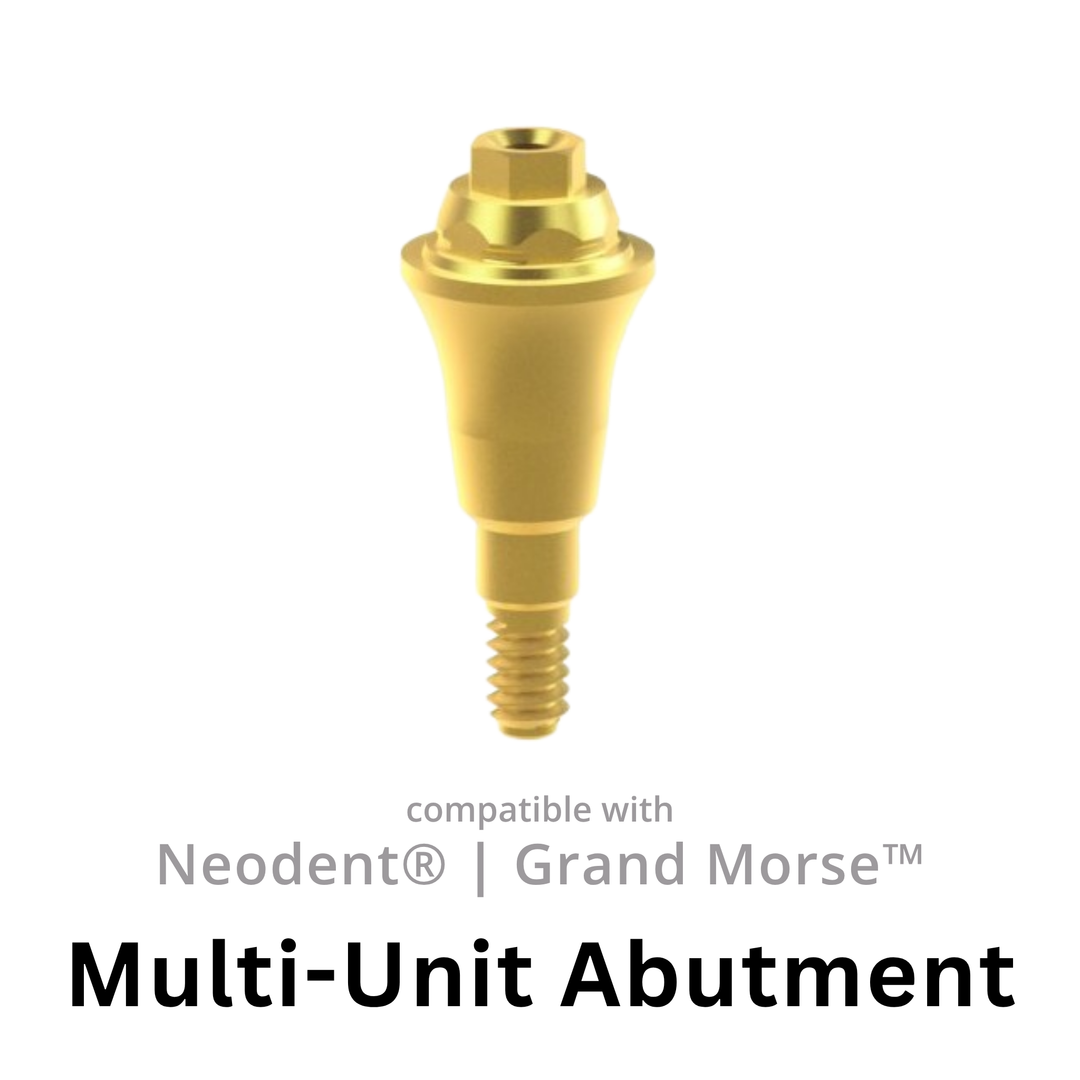 Multi-Unit Abutment Compatible With Neodent® Grand Morse™ GM Platform