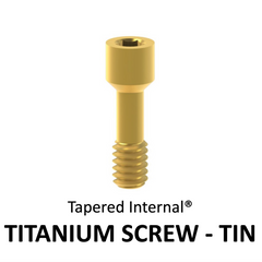 Titanium Screw compatible with BioHorizons® Tapered Internal®
