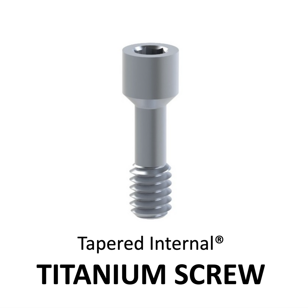 Titanium Screw compatible with BioHorizons® Tapered Internal®
