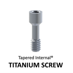 Titanium Screw compatible with BioHorizons® Tapered Internal®