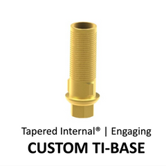 Custom Ti-Base compatible with BioHorizons® Tapered Internal®