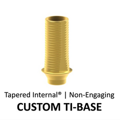 Custom Ti-Base compatible with BioHorizons® Tapered Internal®