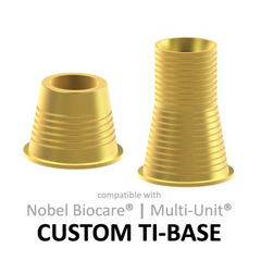 Custom Ti-Base Compatible with Nobel Biocare® Multi-Unit®