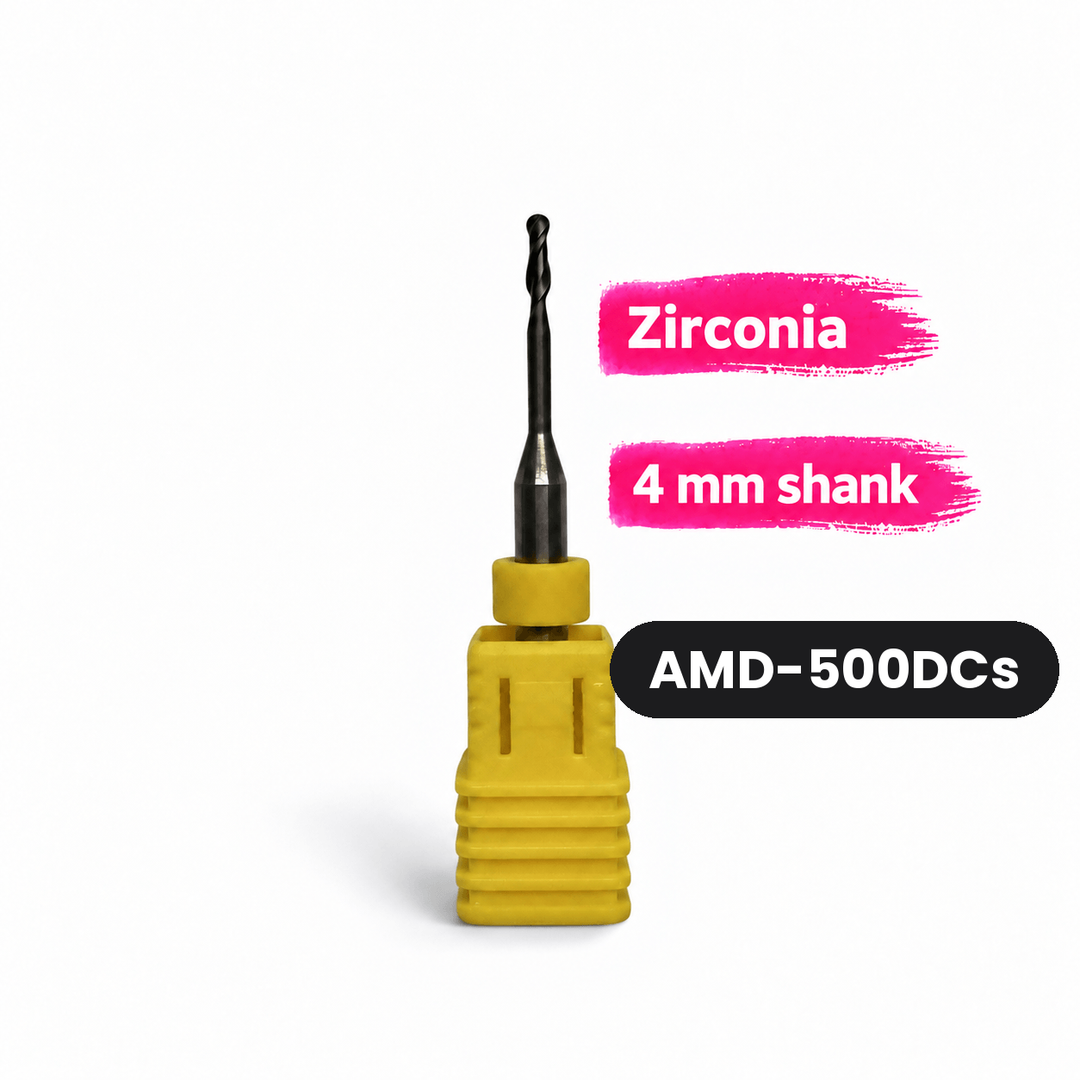 Aidite 4mm shank zirconia burs for AMD-500DCs