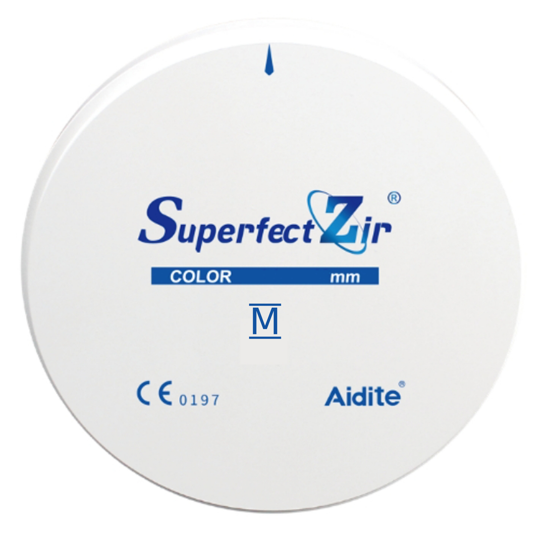 Aidite SuperfectZir SHTM multilayer zirconia disc